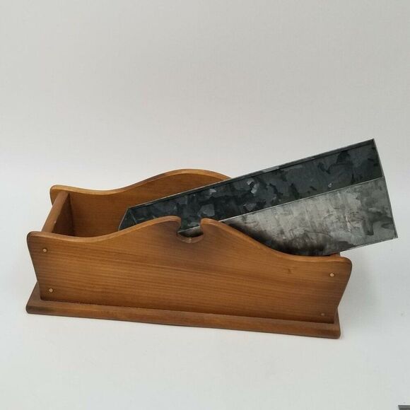 Vintage Woodpecker Woodware Letter Rack Planter Country Decor Primitive New - Picture 2 of 12